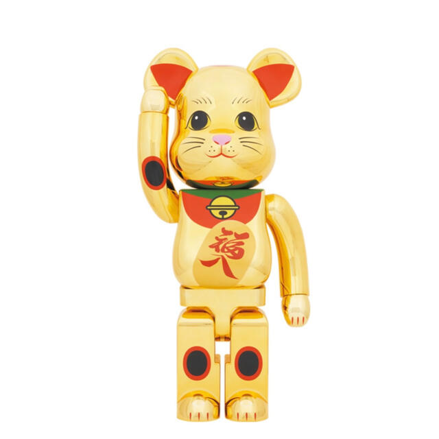 BE@RBRICK 招き猫 福入 金メッキ 1000％ 新品未開封