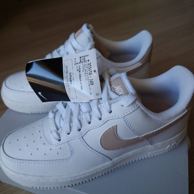 NIKE - ナイキ エアフォース1 ピンク ベージュ AIR FORCE AF1 24cmの