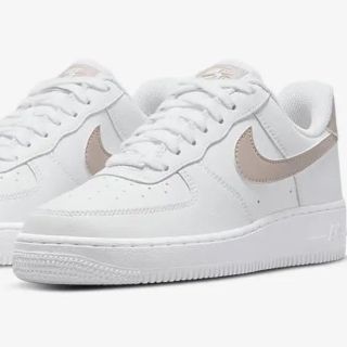 「ナイキ エアフォース1 ピンク ベージュ AIR FORCE AF1 24cm」に