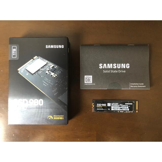 PC/タブレットSamsung SSD 980 1T MZ-V8V1T0B/EC