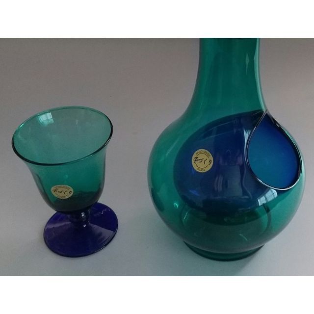 HARIO(ハリオ)のHARIO　ガラス製ワインクーラーとグラスセット インテリア/住まい/日用品のキッチン/食器(グラス/カップ)の商品写真