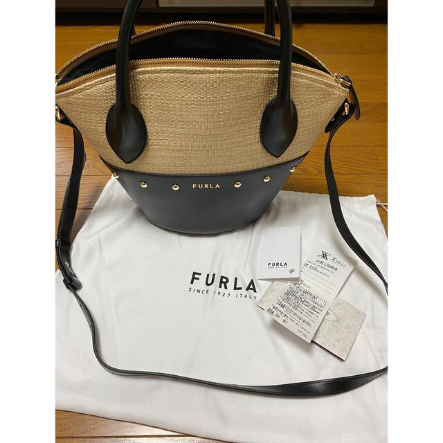 専用です！！FURLA SHARE mini tote カゴバック