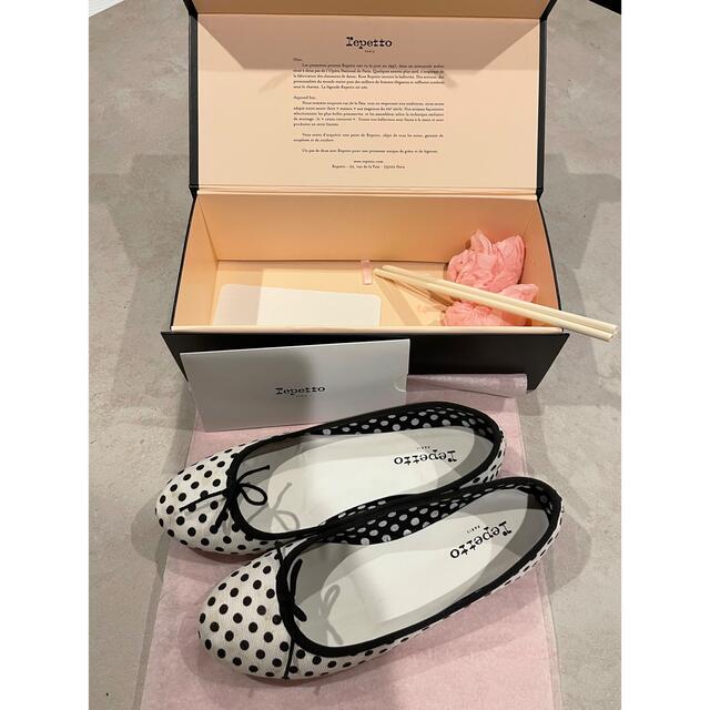 ●美品●repetto/レペット ドット バレエシューズ