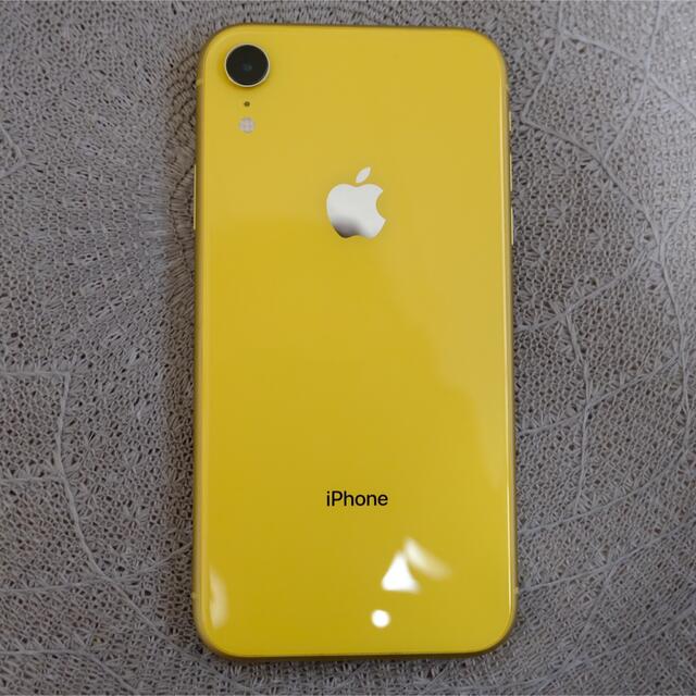 iPhone XR Yellow 64 GB SIMフリースマートフォン/携帯電話