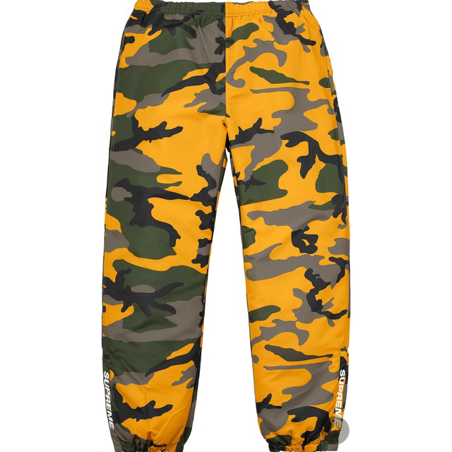 Supreme(シュプリーム)のsupreme 17aw warm up pant yellow camo s メンズのパンツ(ワークパンツ/カーゴパンツ)の商品写真