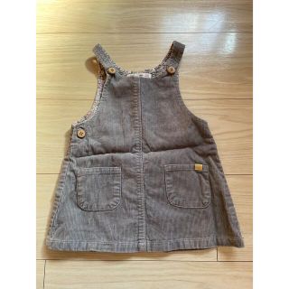 ザラキッズ(ZARA KIDS)の【専用】ZARA baby コーデュロイ　ジャンスカ　80(ワンピース)