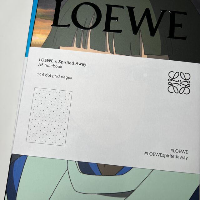 LOEWE(ロエベ)のLOEWE 千と千尋 A5ノート　4冊 インテリア/住まい/日用品の文房具(ノート/メモ帳/ふせん)の商品写真