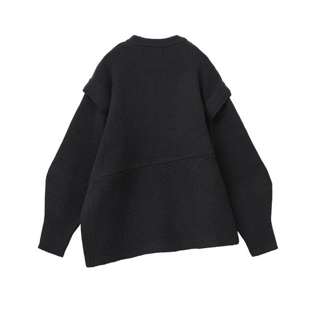 STUDIOUS(ステュディオス)の2WAY SLANT KNIT TOPS 人気完売ニット CLANE美品 レディースのトップス(ニット/セーター)の商品写真