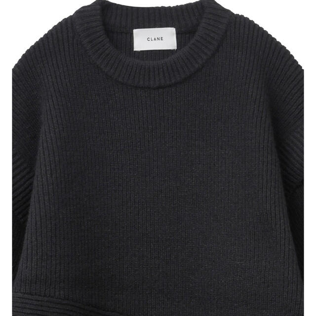 STUDIOUS(ステュディオス)の2WAY SLANT KNIT TOPS 人気完売ニット CLANE美品 レディースのトップス(ニット/セーター)の商品写真