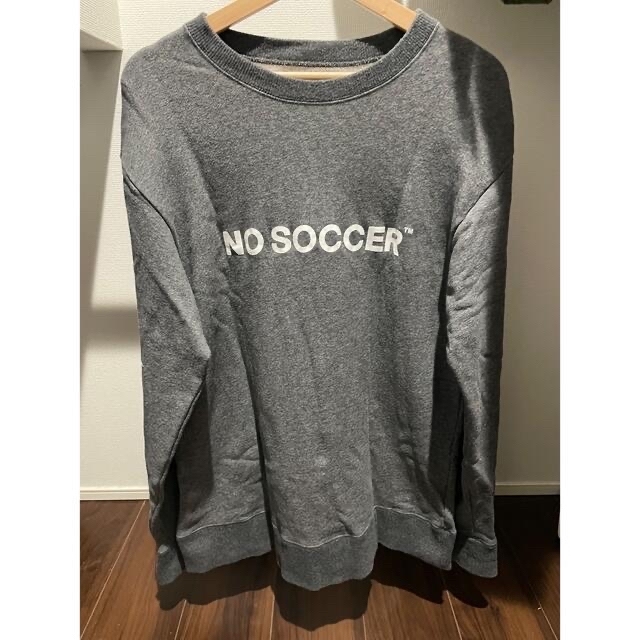 【美品】NO SOCCER CREW NECK SWEAT