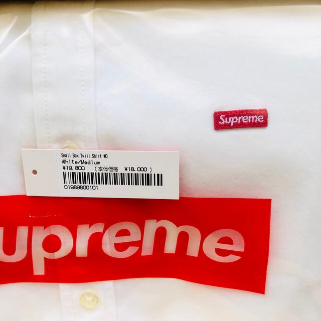 Supreme Small Box Twill Shirt  M 新品未使用