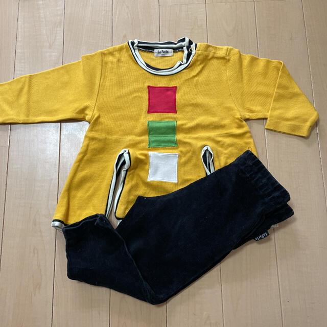 La Pario 上下セットアップ　90 キッズ/ベビー/マタニティのキッズ服男の子用(90cm~)(その他)の商品写真