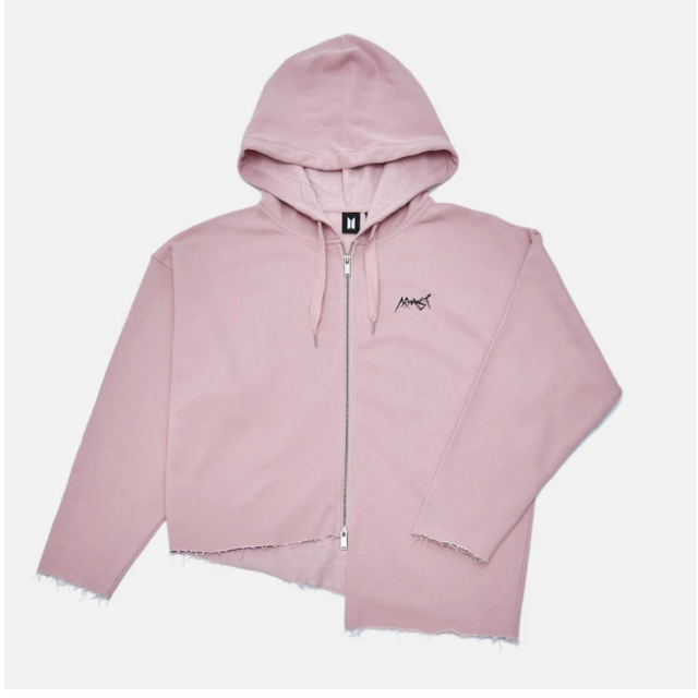 [JUNG KOOK] ARMYST ZIP-UP HOODY [PINK]