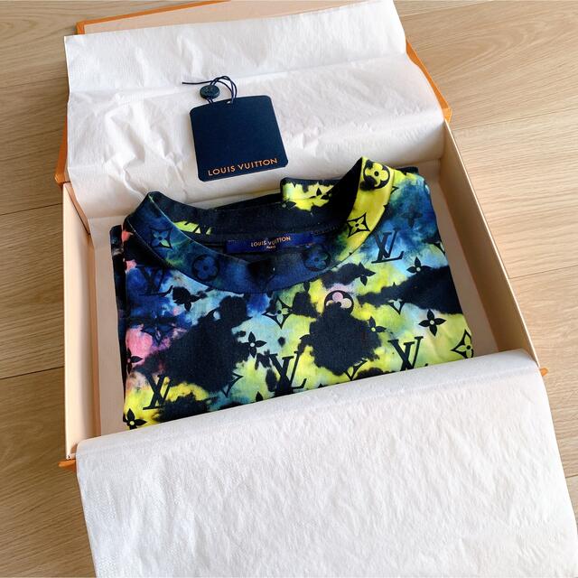 luis vuitton モノグラムタイ & ダイプリンテッドTシャツ XS