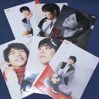 B 6枚セット 羽生結弦選手 クリアファイル ロッテ(ノベルティグッズ)