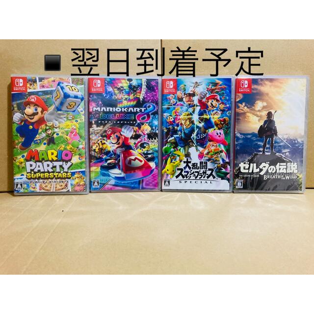 新品 未開封 スマブラ マリオカート8 スプラトゥーン3 星のカービィ 4点