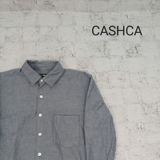 CASH CA(カシュカ)のCASHCA カシュカ 切り替え長袖シャツ メンズのトップス(シャツ)の商品写真