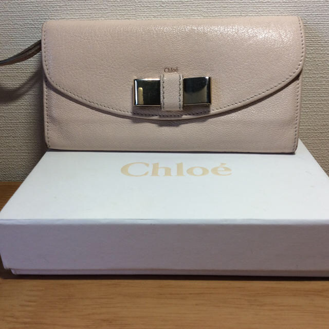 【chloe】リリー長財布/CEMENTPINK♡