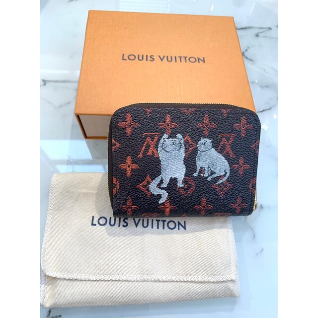 本物保証! VUITTON LOUIS - ヴィトン キャットグラム 猫 コインケース