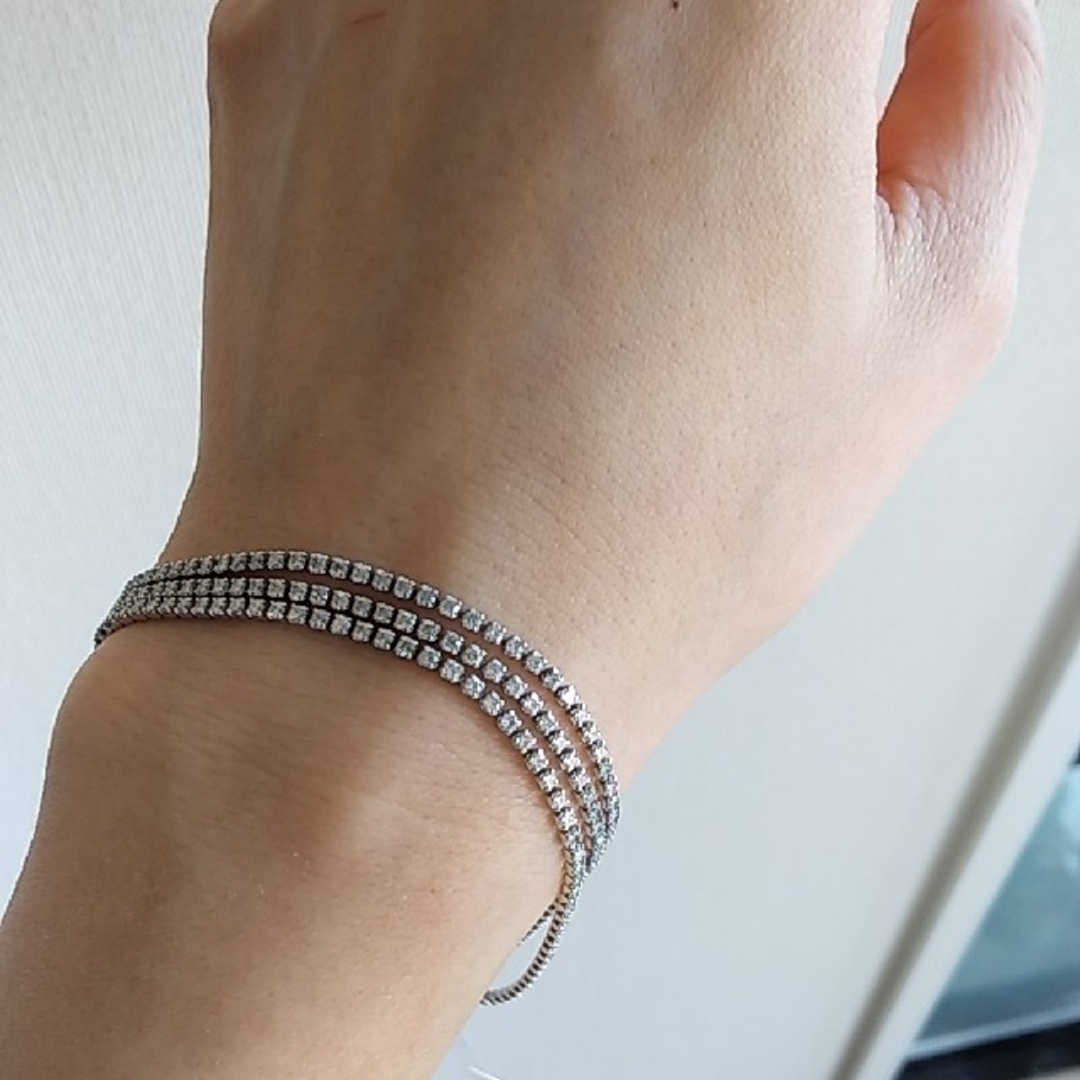 Tiffany & Co.(ティファニー)のお値下げ♪トータル4ctアップ！ サラキラ⭐テニスブレスレット レディースのアクセサリー(ブレスレット/バングル)の商品写真