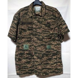 初期 Wtaps ダブルタップス BDU 迷彩 ダイロン染め 半袖シャツ