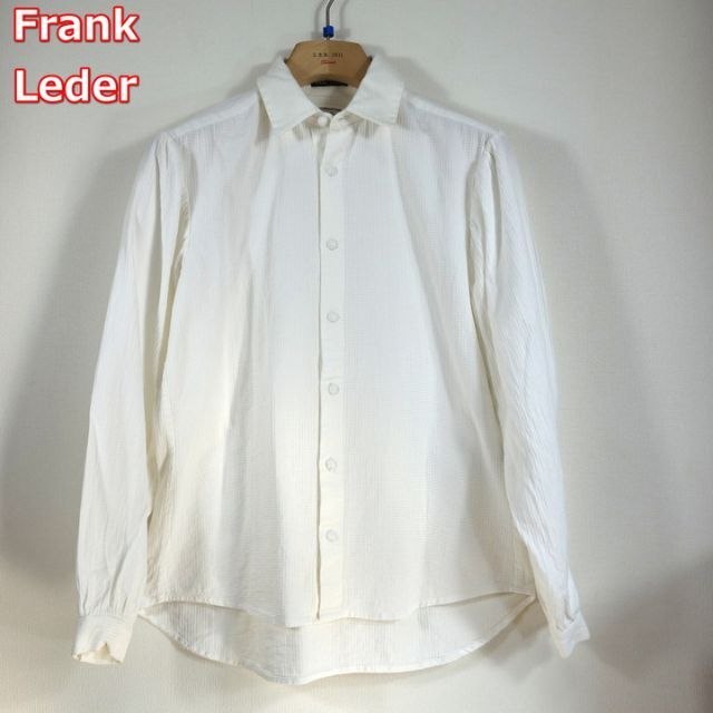 FRANK LEDER フランクリーダー カジュアルシャツ L アイボリー系