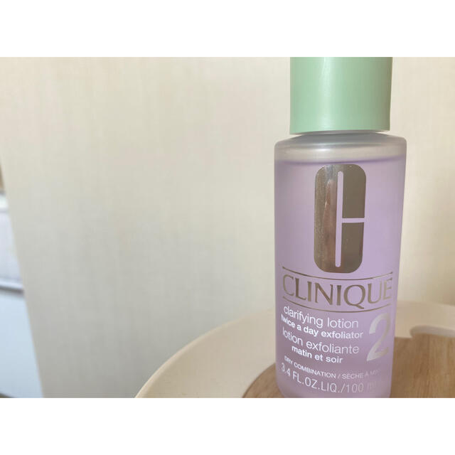 CLINIQUE(クリニーク)のほぼ新品🙋🏼‍♀️100ml クリニーク　クラリファイングローション2 コスメ/美容のスキンケア/基礎化粧品(化粧水/ローション)の商品写真