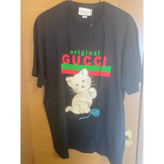 Gucci(グッチ)のGucci Tシャツ　ネコ　新品未使用品 レディースのトップス(Tシャツ(半袖/袖なし))の商品写真