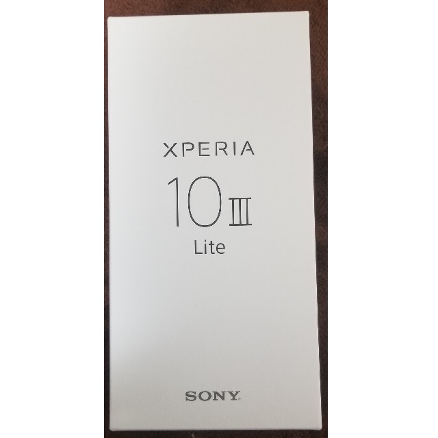 スマートフォン本体xperia10 iii lite エクスペリア 新品未開封　青色