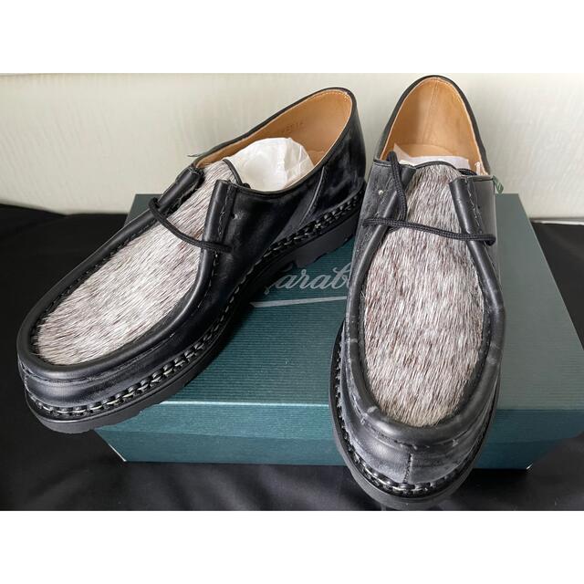 Paraboot ミカエル ポニー☆ノワール(黒)x 灰色毛 サイズ41箱付新品