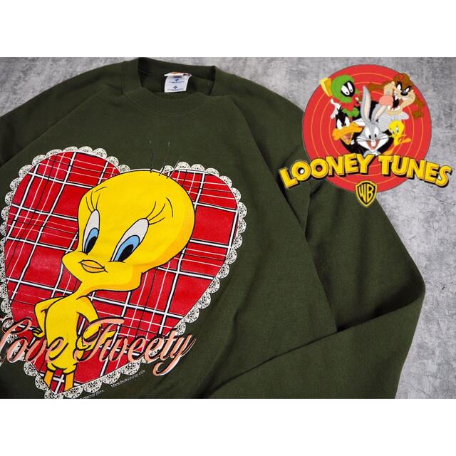 90s Looney Tune Big Print sweat スウェット