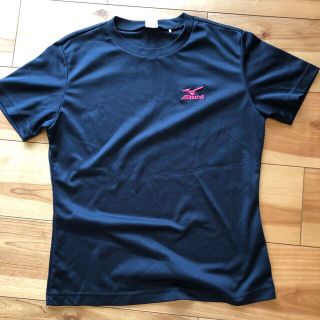 ミズノ(MIZUNO)のミズノ　半袖Tシャツ　ネイビー　レディース(Tシャツ(半袖/袖なし))