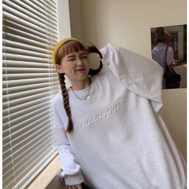 大人気!エンボストレーナーライトグレー再入荷韓国オルチャンストリートの通販 by みん 大人気!エンボストレーナーライトグレー再入荷韓国オルチャンストリート