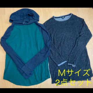 エイチアンドエム(H&M)のメンズ2点セット(Tシャツ/カットソー(七分/長袖))