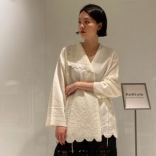 マメ(mame)のかな様専用Mame Kurogouchi  Scallop Cut Knitte(その他)