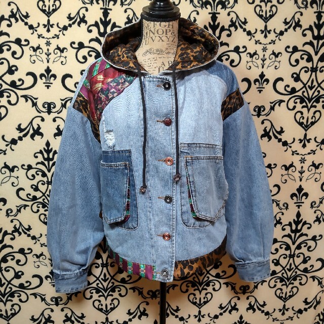 Desigual✨美品✨ヴィンテージ調 デニムジャケット定価¥39900-