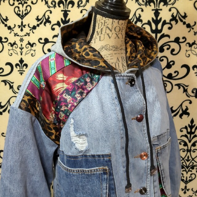 Desigual✨美品✨ヴィンテージ調 デニムジャケット定価¥39900-