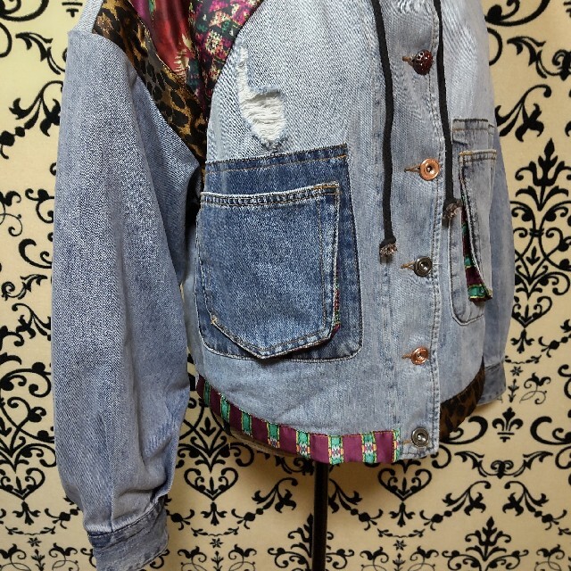 Desigual✨美品✨ヴィンテージ調 デニムジャケット定価¥39900 | www
