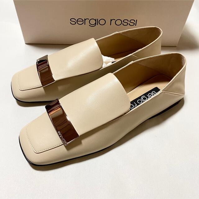 Sergio Rossi(セルジオロッシ)の新品未使用！送料込み★Sergio Rossi★SR1 スリッパ＆バレエフラット レディースの靴/シューズ(ローファー/革靴)の商品写真