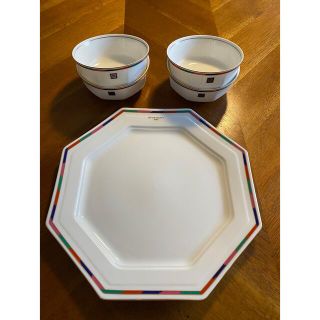 ジバンシィ(GIVENCHY)のGIVENCHY　ジバンシー　パーティーセット　大皿１枚　ミニボウル4枚(食器)