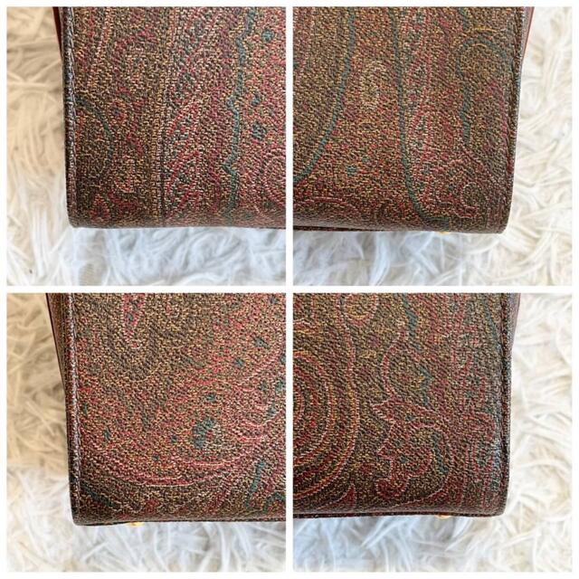 ETRO(エトロ)の新品未使用⭐️エトロ ゴールド金具 ペイズリー柄 ブランドロゴ ハンドバッグ レディースのバッグ(ショルダーバッグ)の商品写真