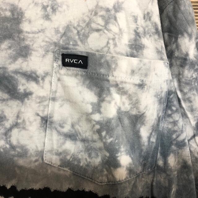 RVCA(ルーカ)の【ルーカ】RVCA 半袖Tシャツ　総柄　デカプリント　タイダイカラー　白A2 メンズのトップス(Tシャツ/カットソー(半袖/袖なし))の商品写真