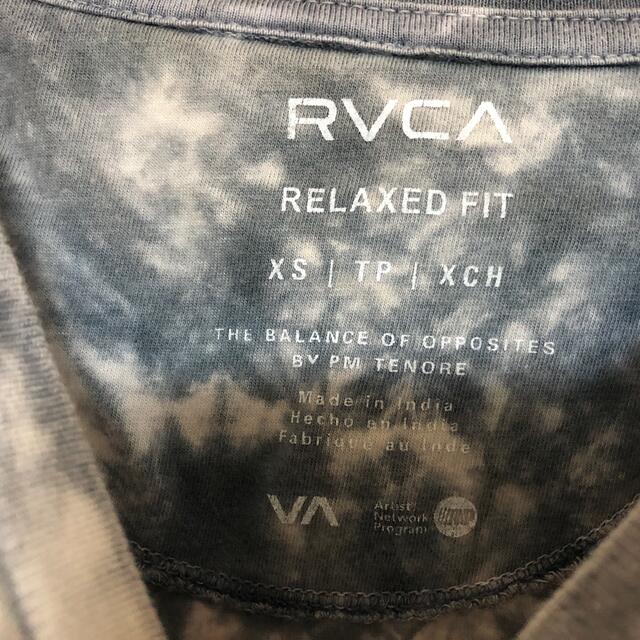 RVCA(ルーカ)の【ルーカ】RVCA 半袖Tシャツ　総柄　デカプリント　タイダイカラー　白A2 メンズのトップス(Tシャツ/カットソー(半袖/袖なし))の商品写真