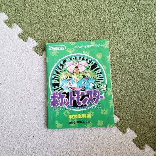 ニンテンドウ(任天堂)のポケットモンスター　ポケモン　緑　説明書(その他)