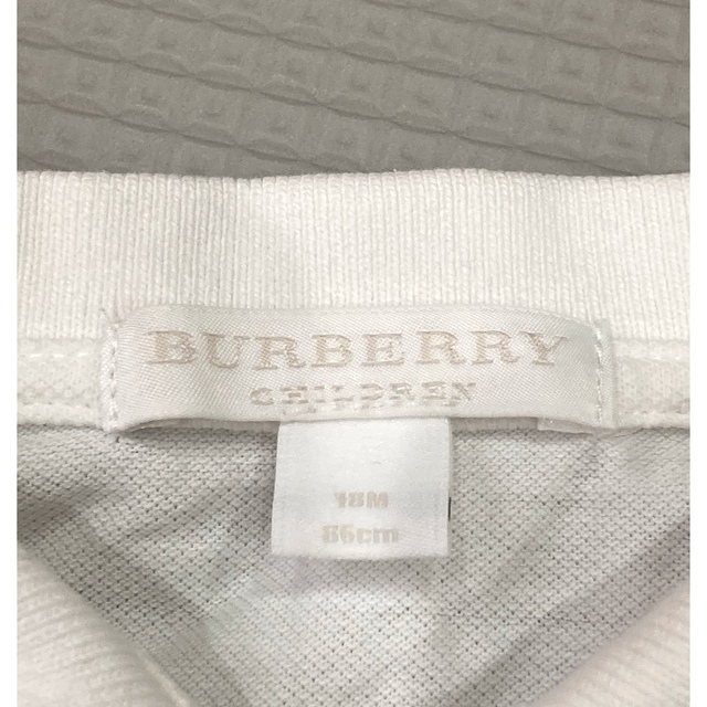 BURBERRY(バーバリー)のBurberry＊ノースリーブ ポロシャツ キッズ/ベビー/マタニティのベビー服(~85cm)(シャツ/カットソー)の商品写真