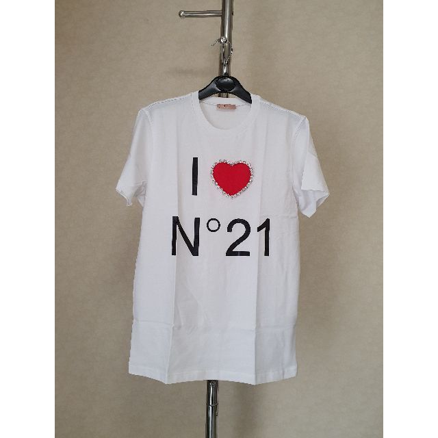 【新品・未使用】 N°21 KIDS ロゴ ハートTシャツ 14Y