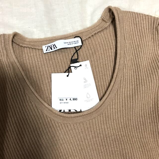 ZARA(ザラ)の新品 未使用 ZARA ウール カシミヤ セーター M レディースのトップス(ニット/セーター)の商品写真