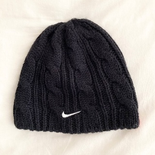 ナイキ(NIKE)の'90s NIKE knit cap 希少ローゲージデザイン(キャップ)