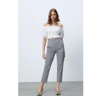 ザラ(ZARA)の新品・未使用♡ZARA チェックパンツ　ザラ(カジュアルパンツ)