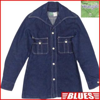 ラングラー(Wrangler)のウエスタンシャツ デニム メンズ ラングラー メンズ S ブッシュジャケット(Gジャン/デニムジャケット)